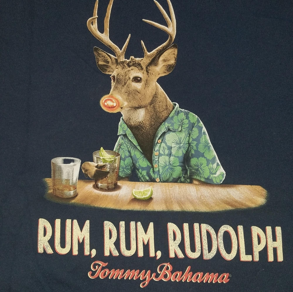 Rum, Rum Rudolph Tommy Bahama tee